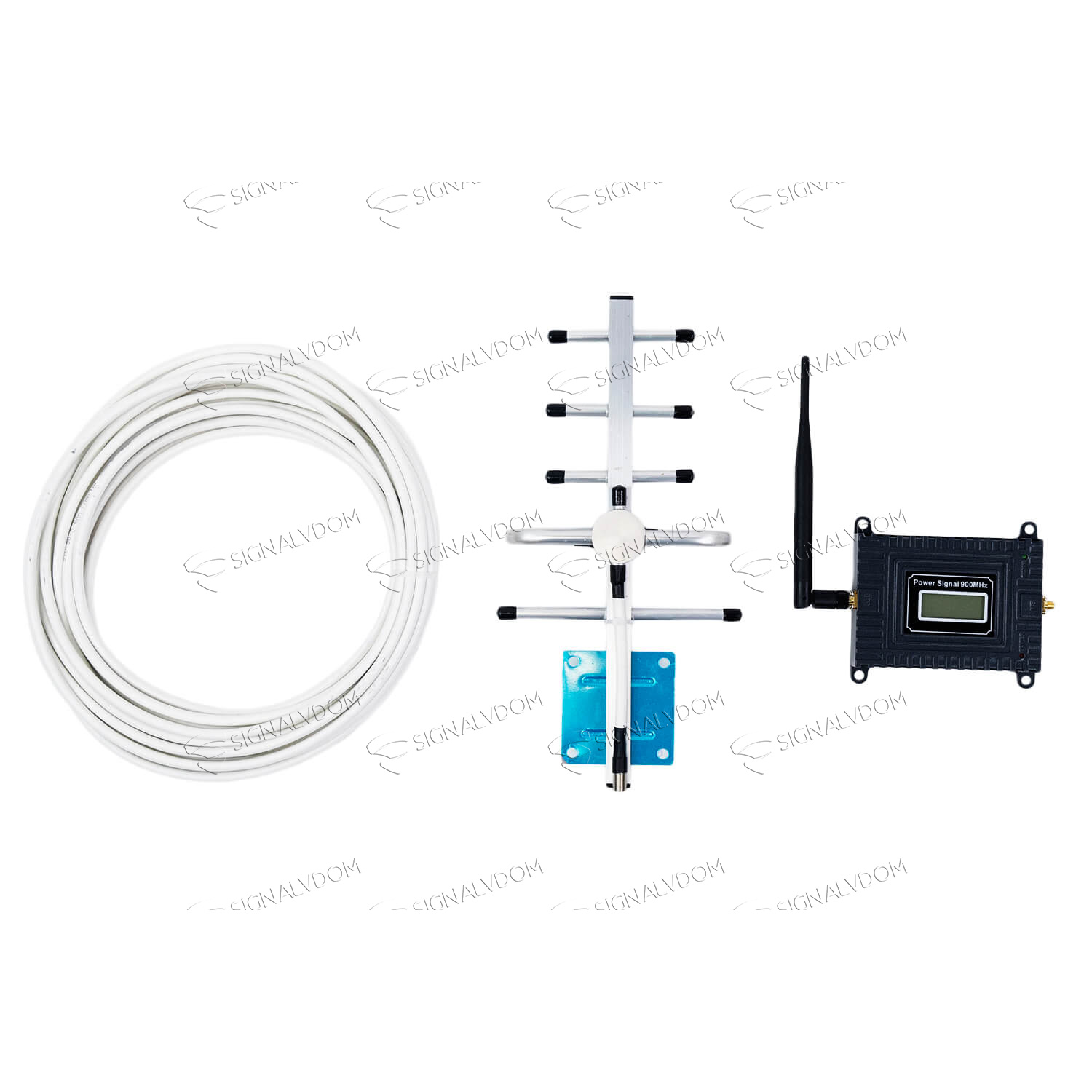 Усилитель сигнала Power Signal 900 MHz (для 2G) 65 dBi, кабель 10 м., комплект