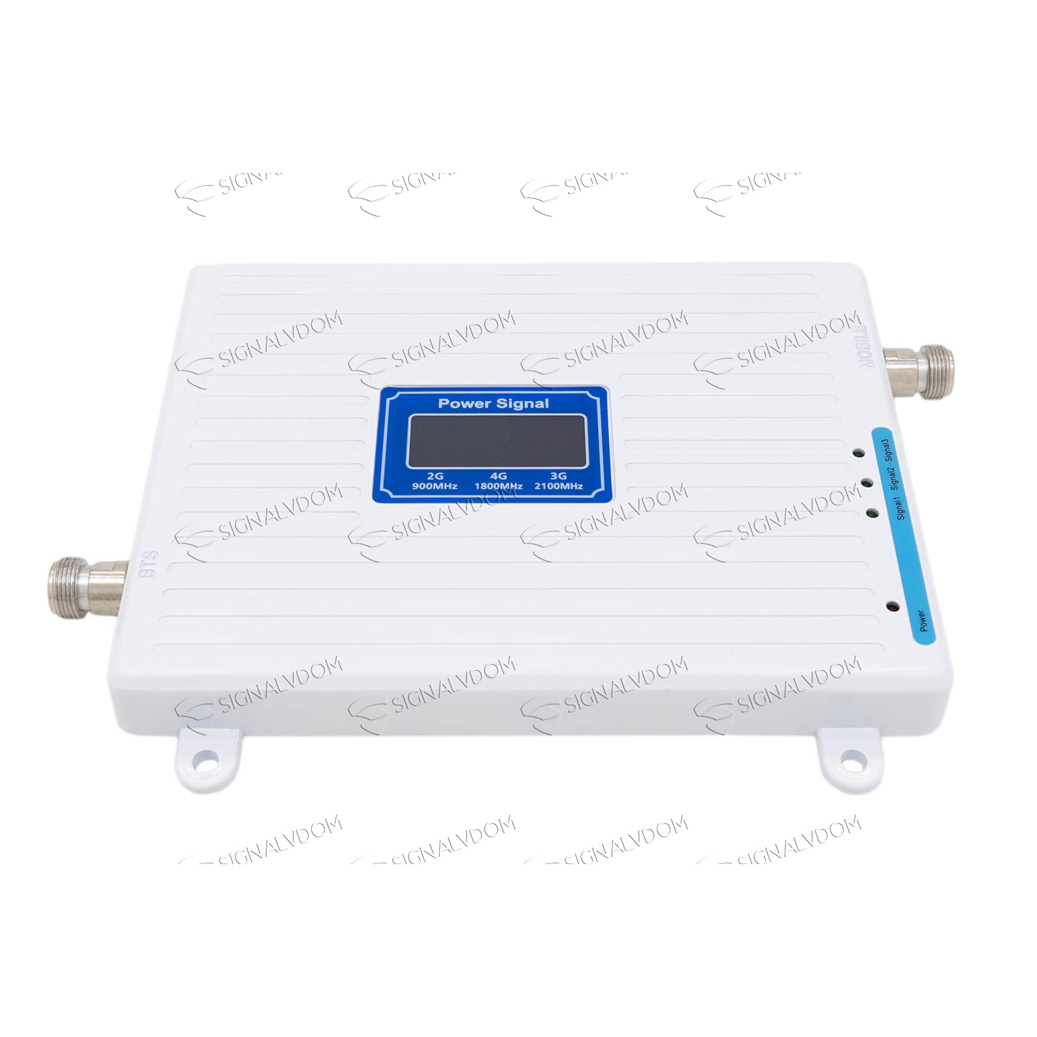 Усилитель сигнала Power Signal белый 900/1800/2100 MHz (для 2G, 3G, 4G) 70 dBi, кабель 15 м., комплект - 4